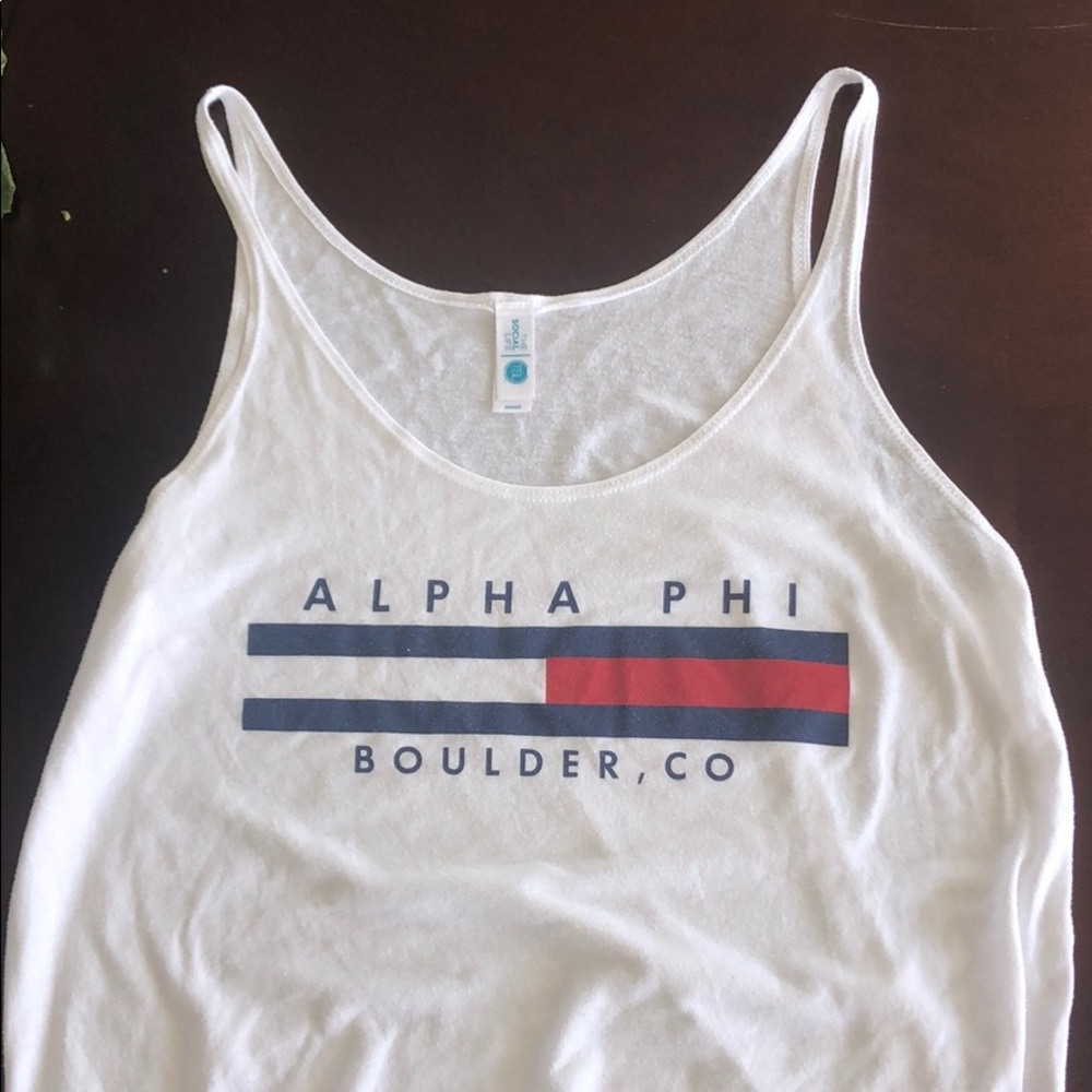 Alpha Phi Tommy Hilfiger The Social Life Tank Top